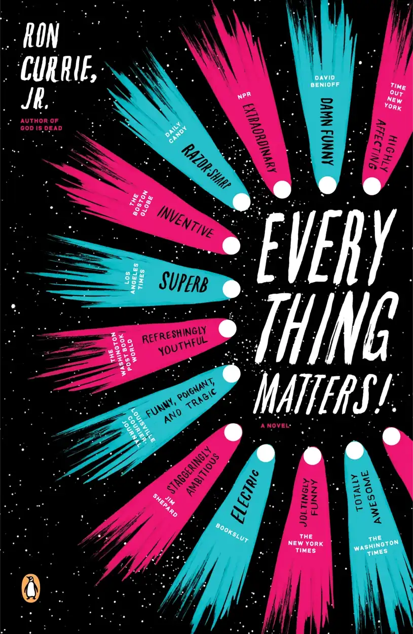 本の「Everything Matters」の表紙です。